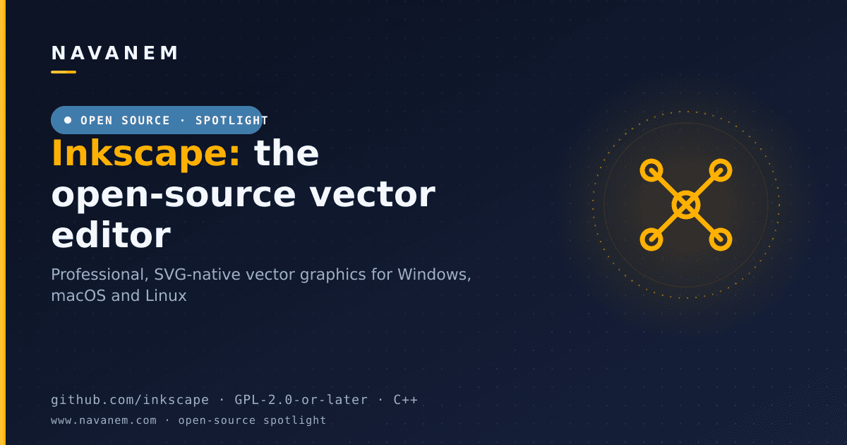 Inkscape: the free, SVG-native vector graphics editor - cover