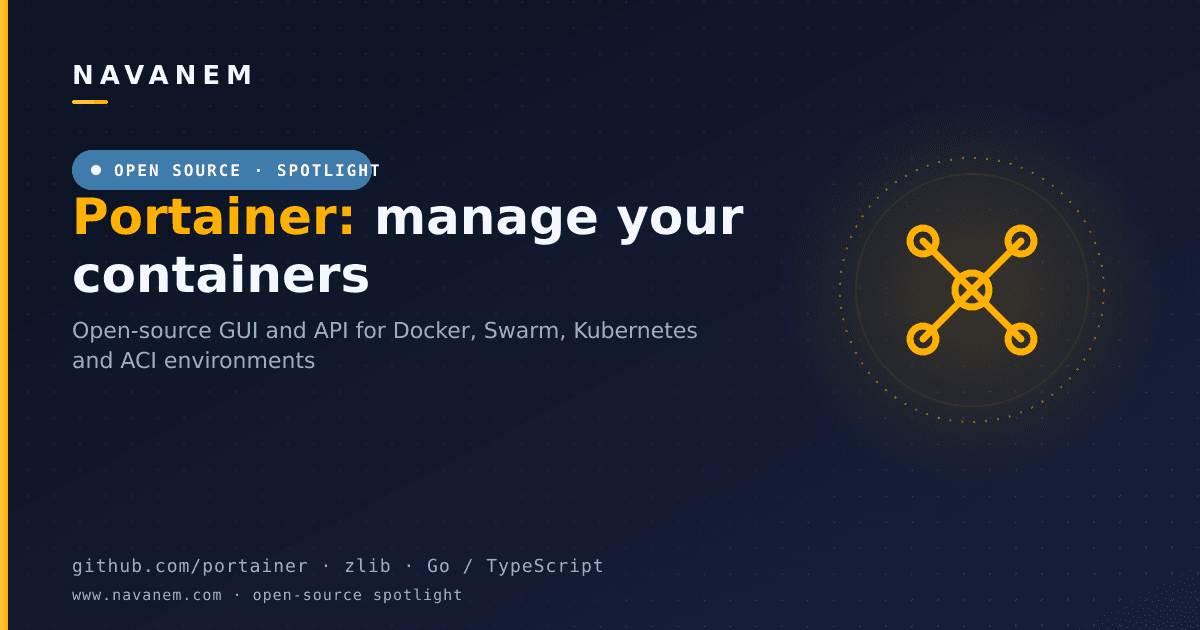 Portainer: a lightweight GUI for Docker and Kubernetes - cover